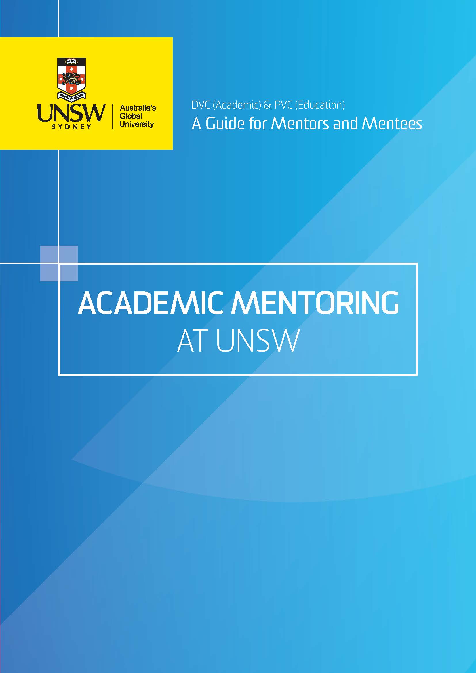 Academic Mentoring Booklet